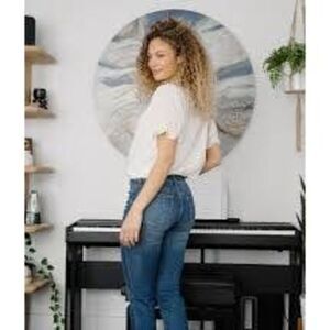Judy Blue Abbey Relaxed Fit Sz 13/31 (14) Stretch Vintage Wash
